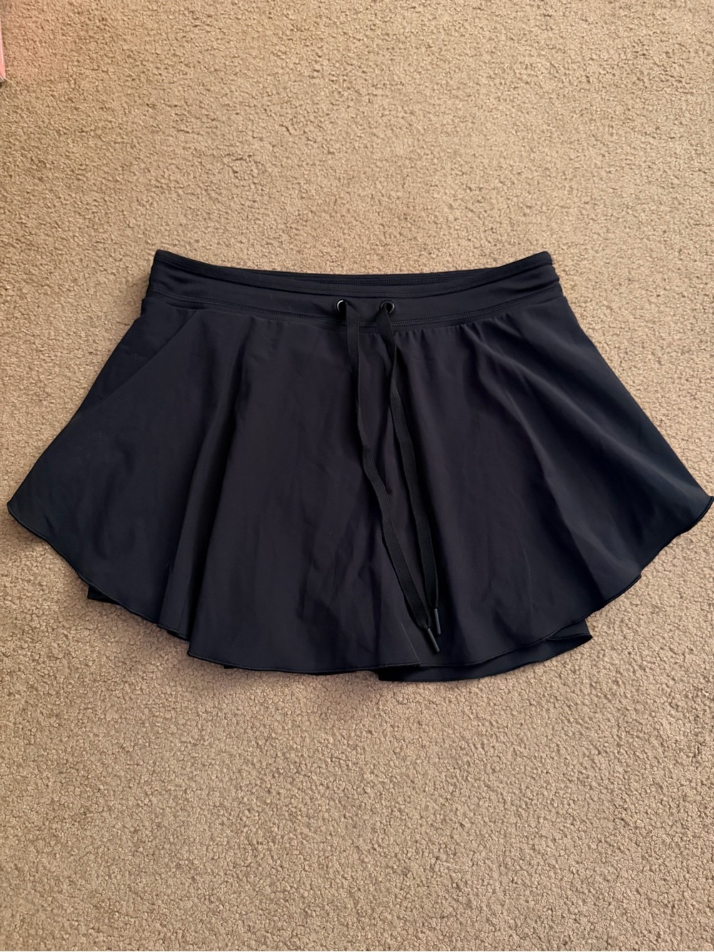 SO Black Athletic Skort with Drawstring Waist